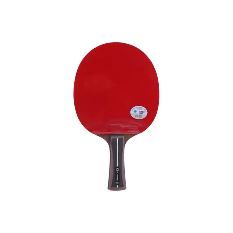 YINHE Ping Pong Paddles Unisex All Wood With Carbon Fiber Red Black-8
