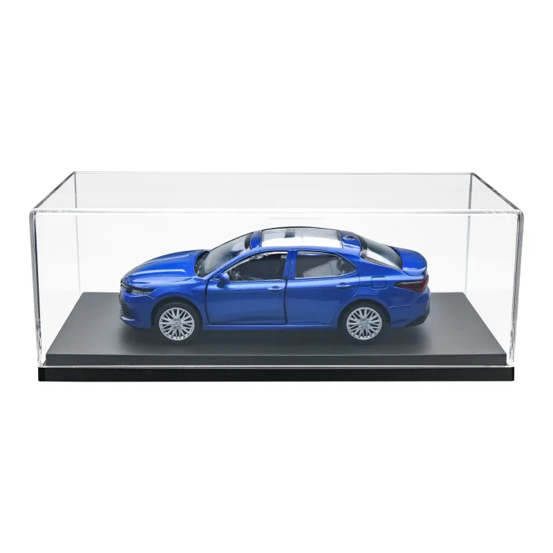 CHIYU Model Black Base Transparent Cover, Storage Display Case, Compatibility With Multiple Scales Model Accessories-5