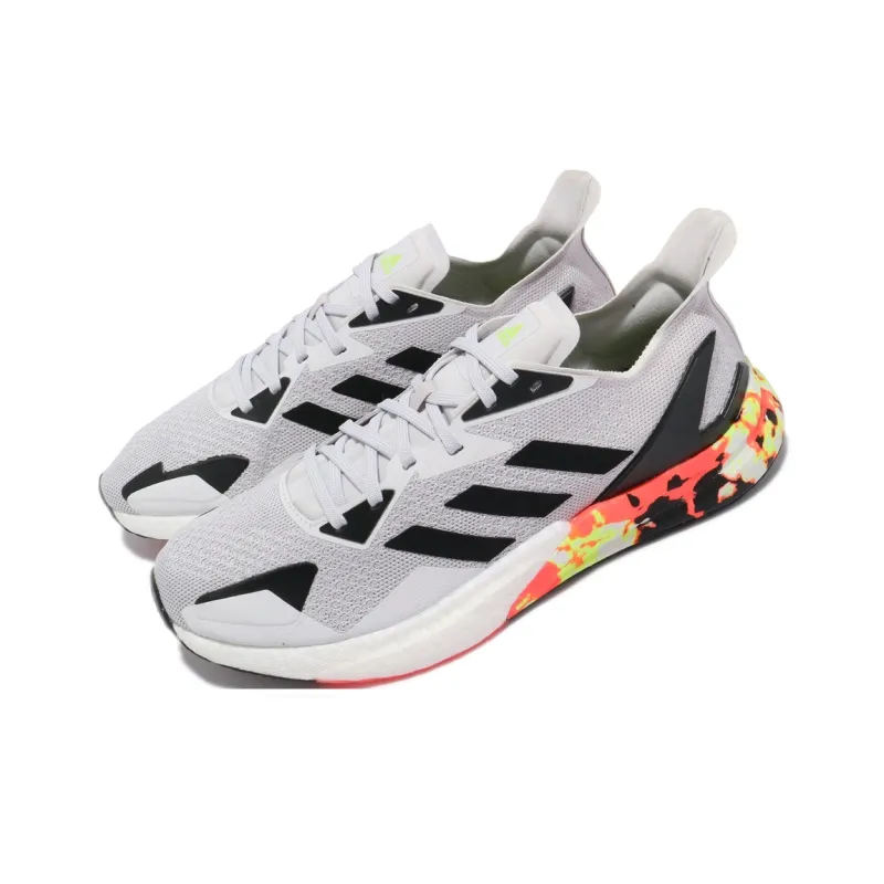 Adidas X9000l3 Slip-Resistant Low-Top Running Shoes Men's White-3