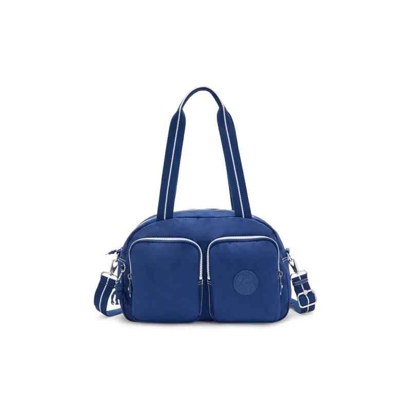 Kipling Nylon Portable Crossbody Bag, Shoulder Bag Medium Size Unisex Blue-0