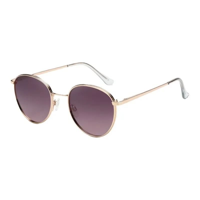 JEANSWEST Metal Irregular Shape Sunglasses Unisex Black Gunmetal Silver Gold Coffee-5