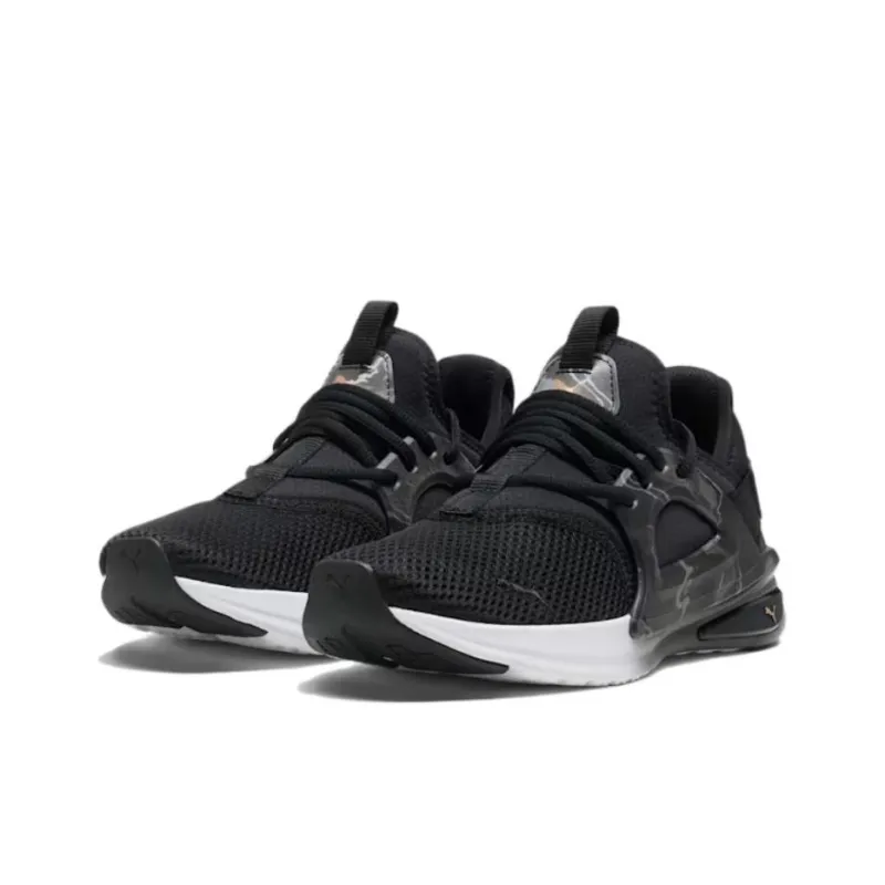 PUMA Softride Enzo Evo Anti Slip Wear Resistant Low Top Running Shoes Women's Black-2