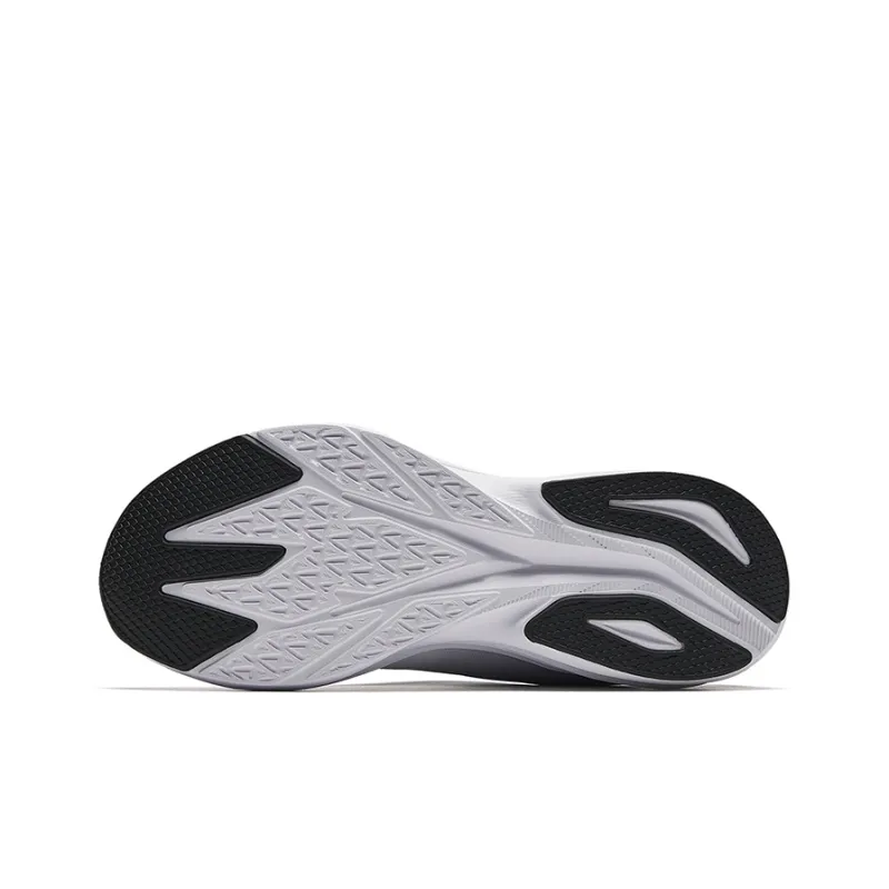 Anta Running Collection Cushioning Anti Slip And Wear Resistant Low Top Casual Running Shoes Men's White Black-4