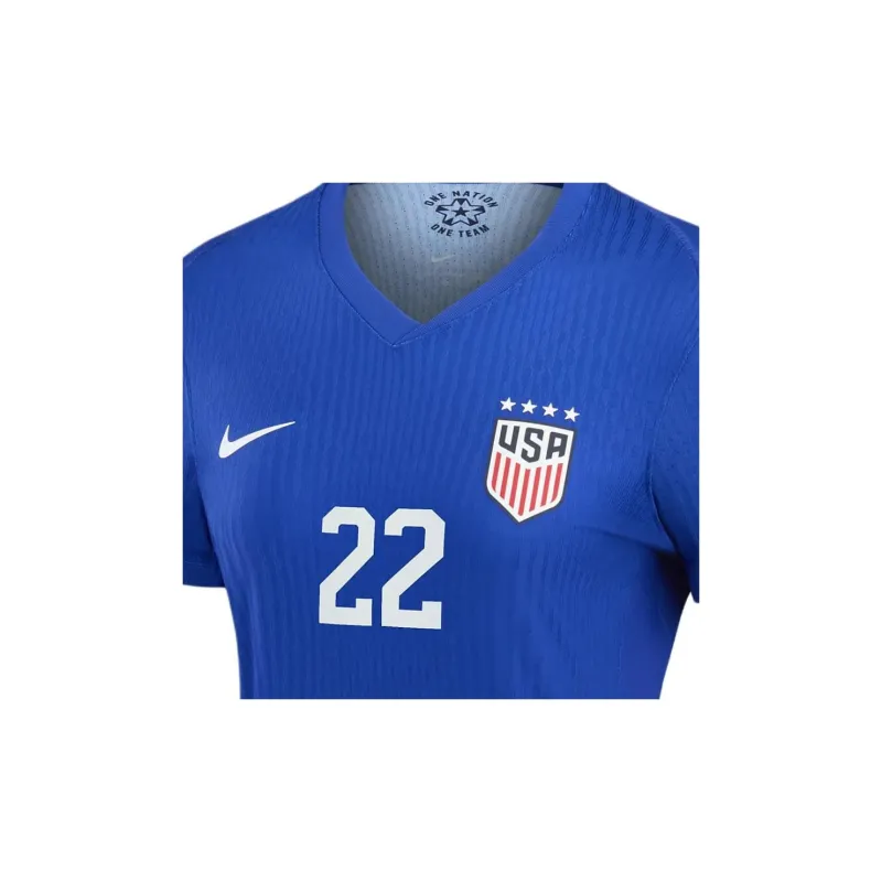 Nike Trinity Rodman USWNT 2024 Match Away Soccer Jerseys Women's Blue-5