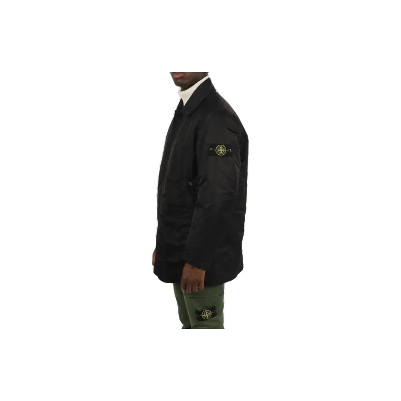STONE ISLAND Logo Patch Concealed Fastened Jacket-3