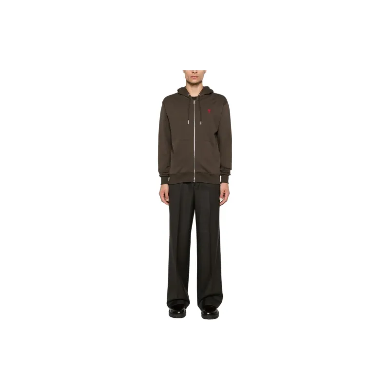 AMIPARIS De Coeur Zipped Hoodie-2