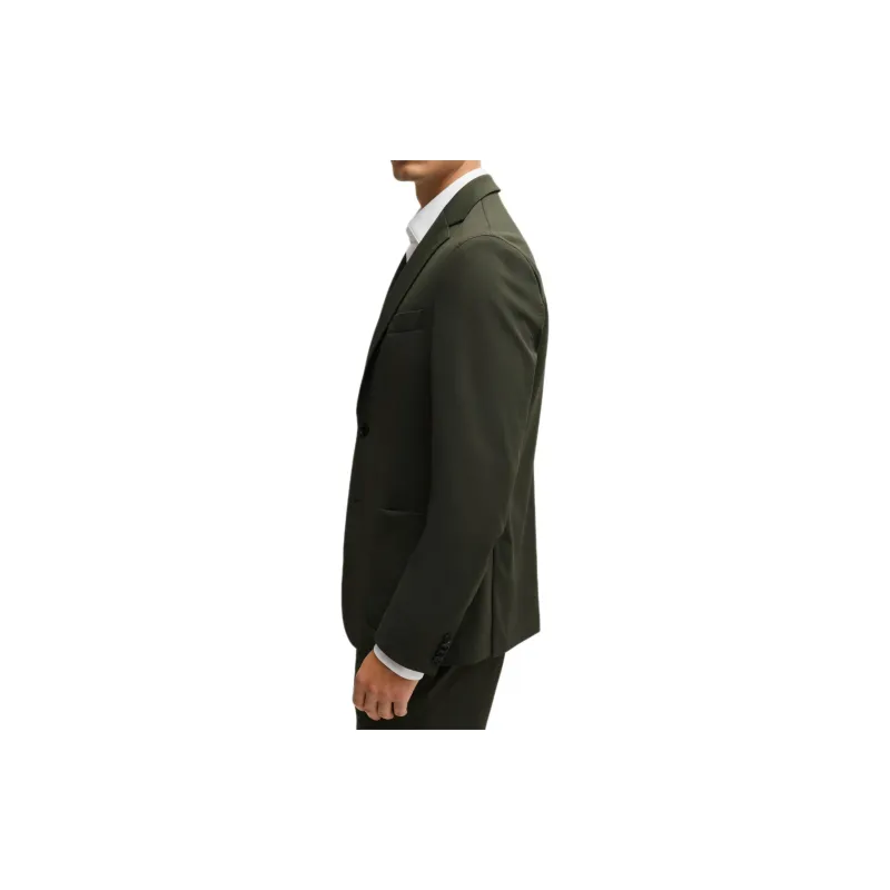HUGO BOSS SS24 Business Suits Coats Men's Army Green-3