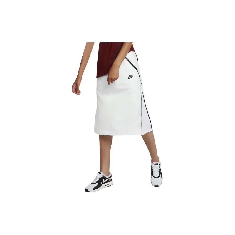 Nike Casual Long Skirts Women's White-3