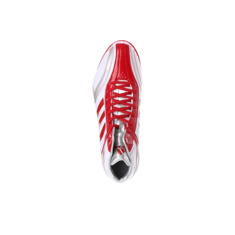 Adidas Adipure Slip-Resistant Mid-Top Training Shoes Unisex White Red-3