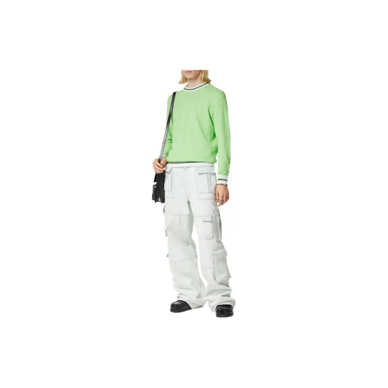 VERSACE Sweater Men's Light Green-1
