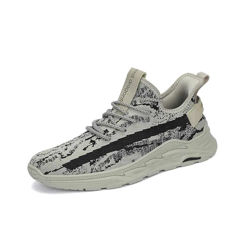 RED DRAGONFLY Low-Top Casual Flyknit Shoes Men's-7
