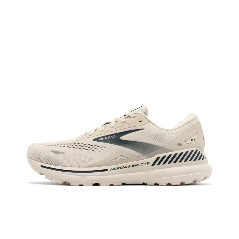 Brooks Adrenaline GTS Abrasion Resistant Low Top Casual Running Shoes Men's Gray Brown-0