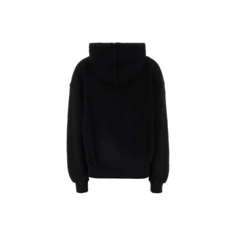 OFF WHITE Drawstring Long Sleeved Hoodie-1