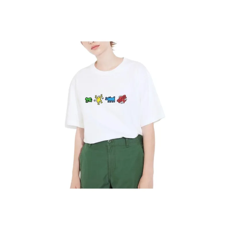 UNIQLO T Shirts Unisex 00 White-3