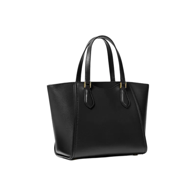 MICHAEL KORS TARYN Split Cow Leather Shoulder Bag, Crossbody Bag, Handbag Trumpets Women's Black-1