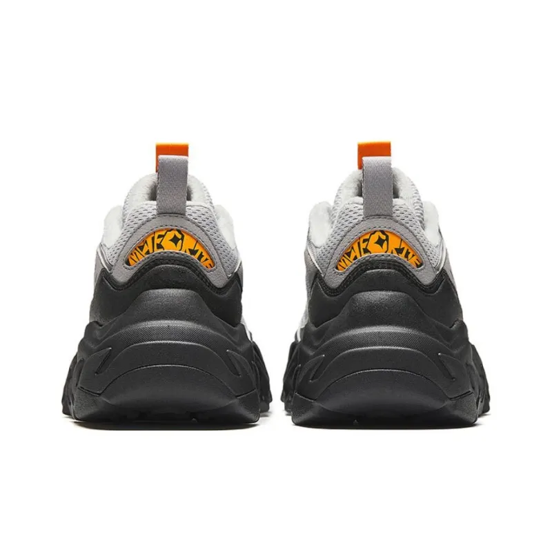 Anta Life Collection Wear Resistant Cushioning Lightweight Low Top Casual Shoes Men's Gray Black-2