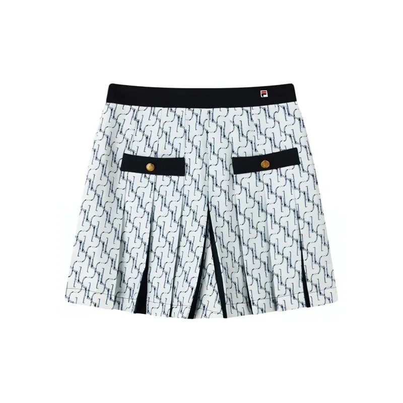 FILA Casual Short Skirts Women's Legend Blue-1