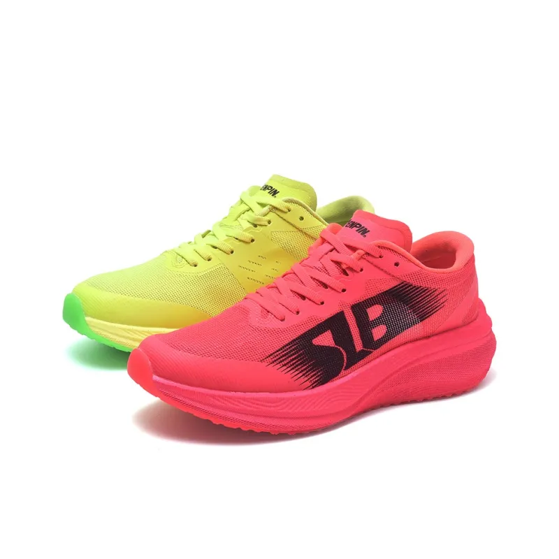 CENPIN Low-Top Cushioning Anti-Slip And Wear-Resistant Full-Length Carbon Plate Running Shoes Unisex Jadeite/Neon Green-10