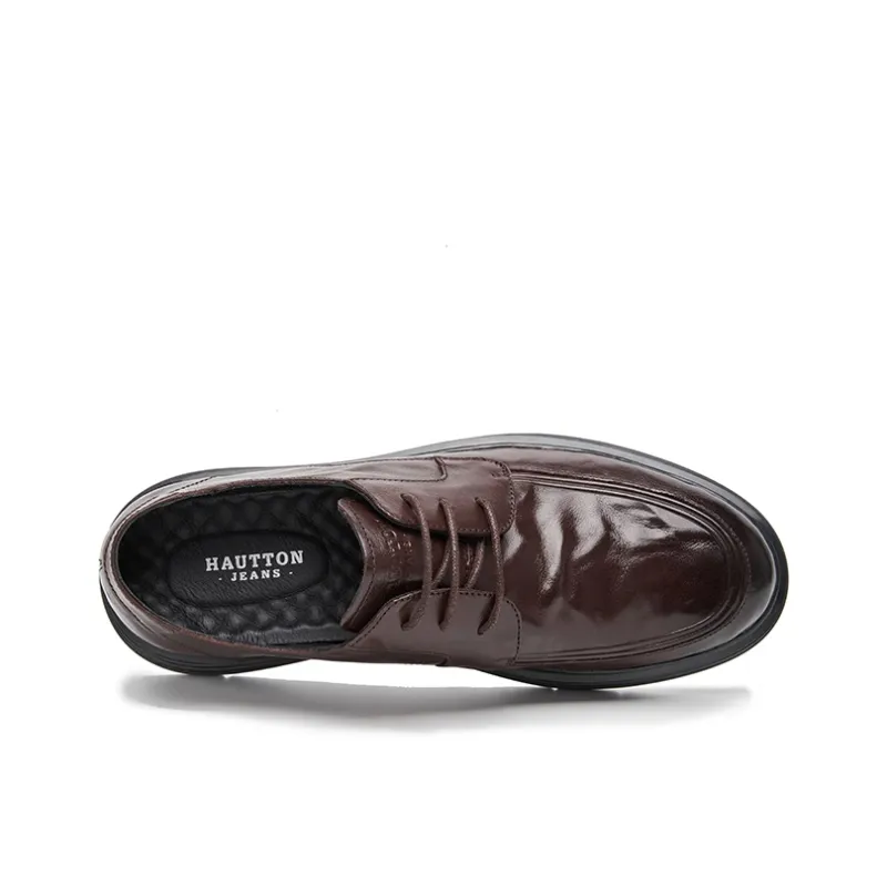 Hautton Jeans Dress Shoes Men's Black-12