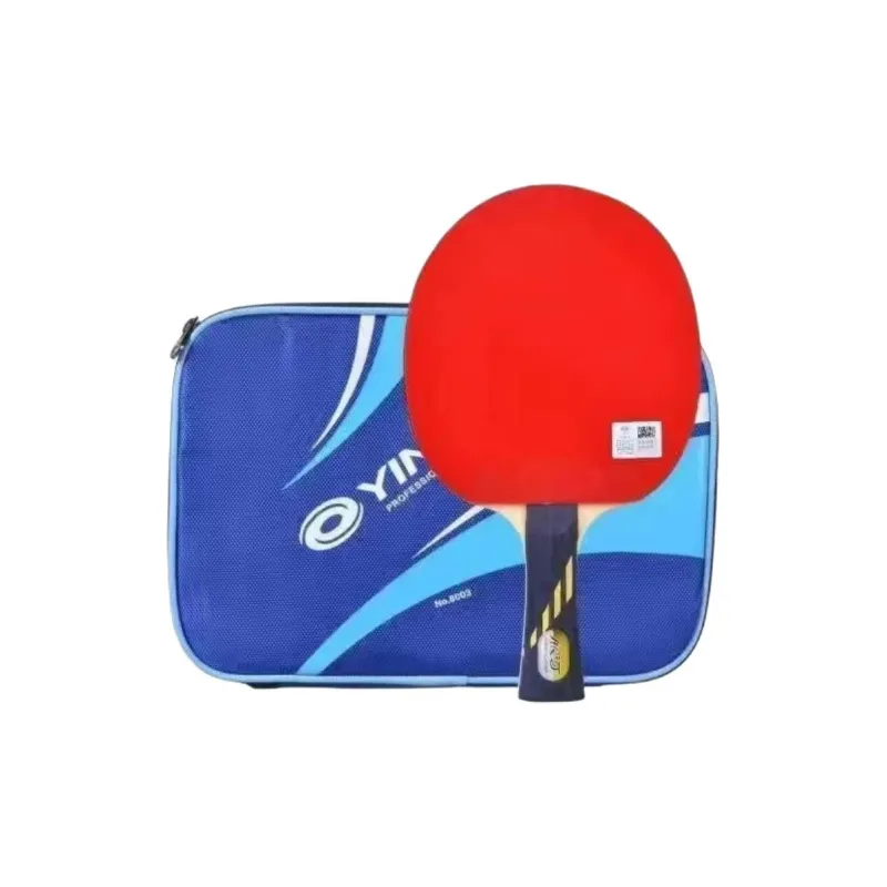 YINHE Ping Pong Paddles Unisex All Wood With Carbon Fiber Red Black-1