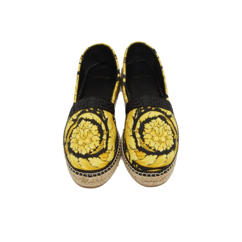 VERSACE Men's Casual Shoes Men's Yellow Black-3