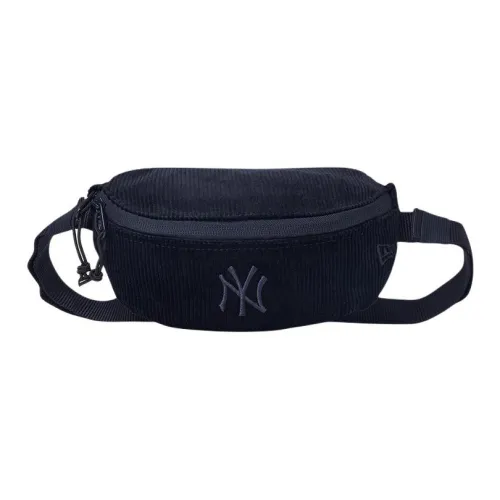 New Era MLB Collaboration Fabric One Shoulder Crossbody Fanny Pack Men's Dark Blue