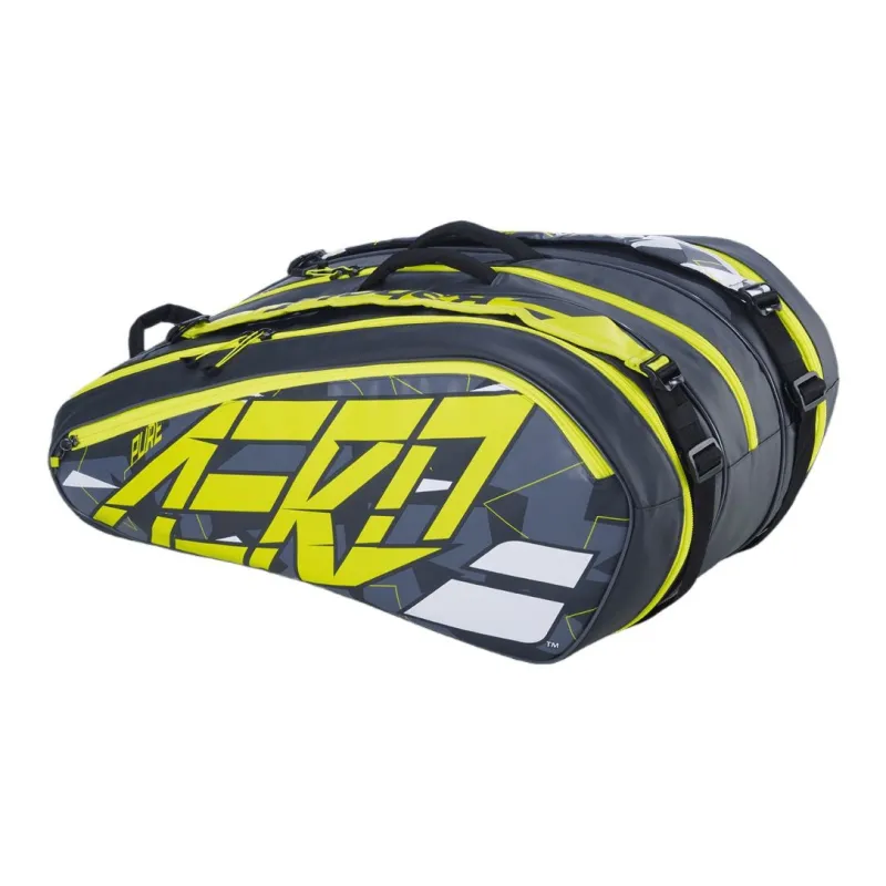Babolat Tennis Racket Bags Recycled Polyester Unisex 77 L Gray Yellow-1