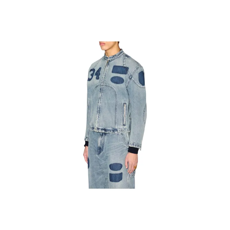 AMBUSH Varsity style Denim Jacket-3