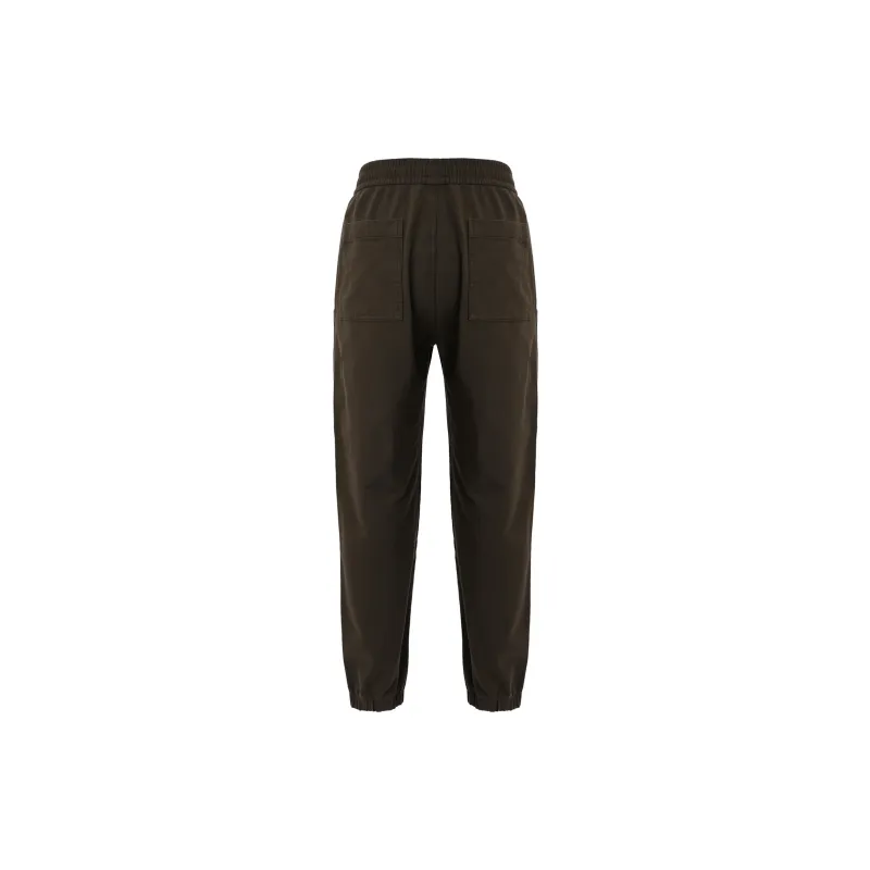 UNIQLO Casual Pants Unisex Dark Green-1