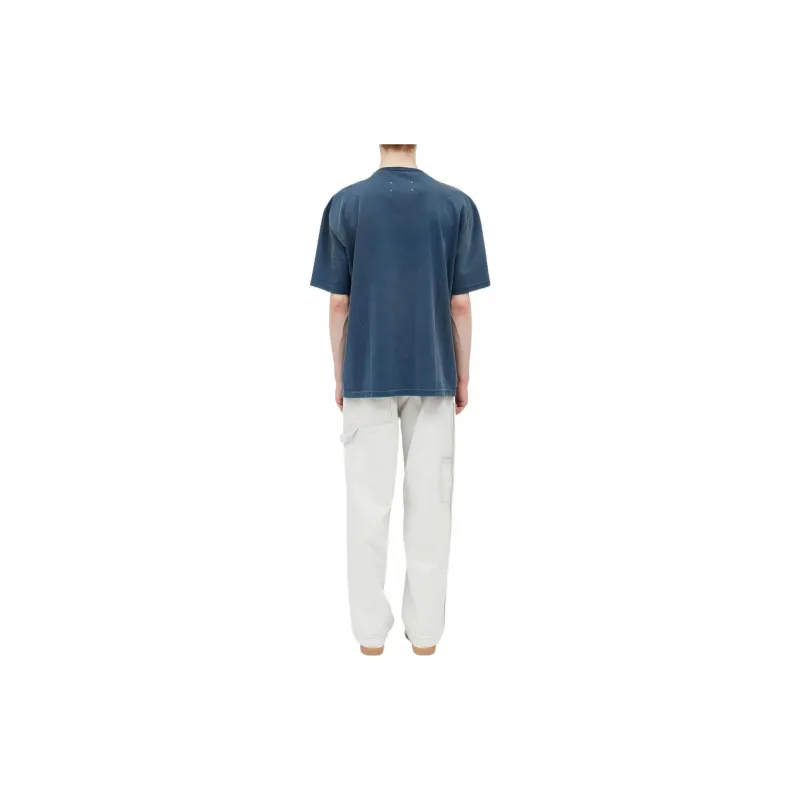 Maison Margiela Logo Detailed Crewneck T Shirt-1