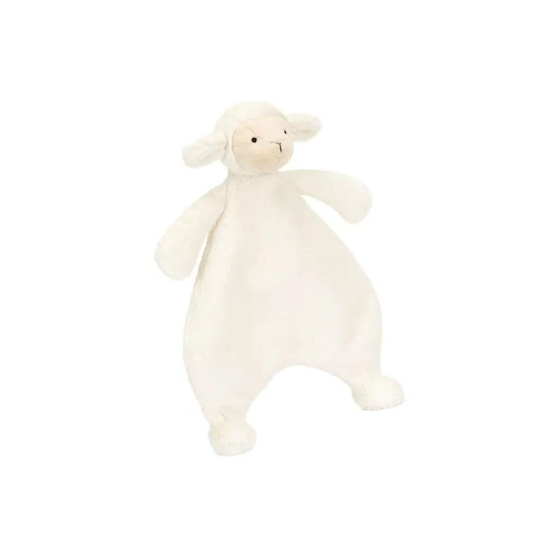 JELLYCAT Bashful Lamb Comforter Stuffed Animal-3