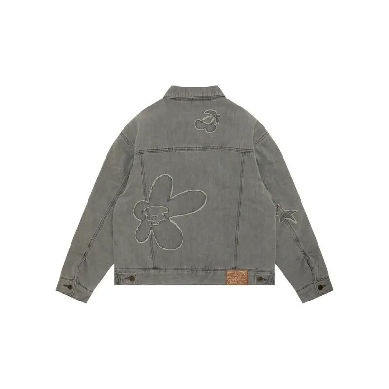 Aape Denim Jackets Women's Gray GYL-1