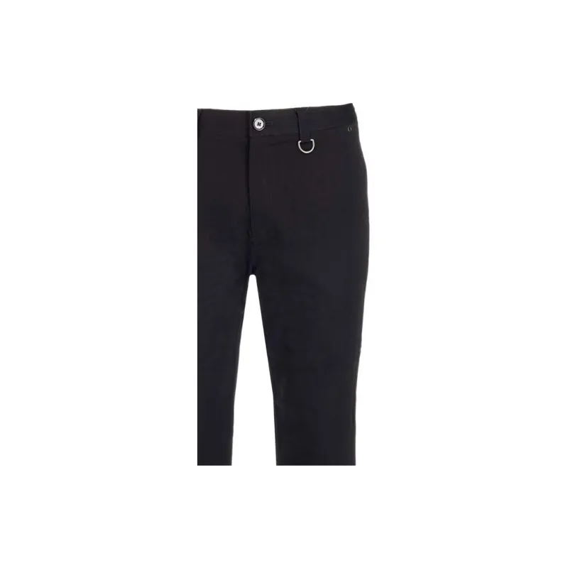 Burberry Button Detailed Straight Leg Trousers-2