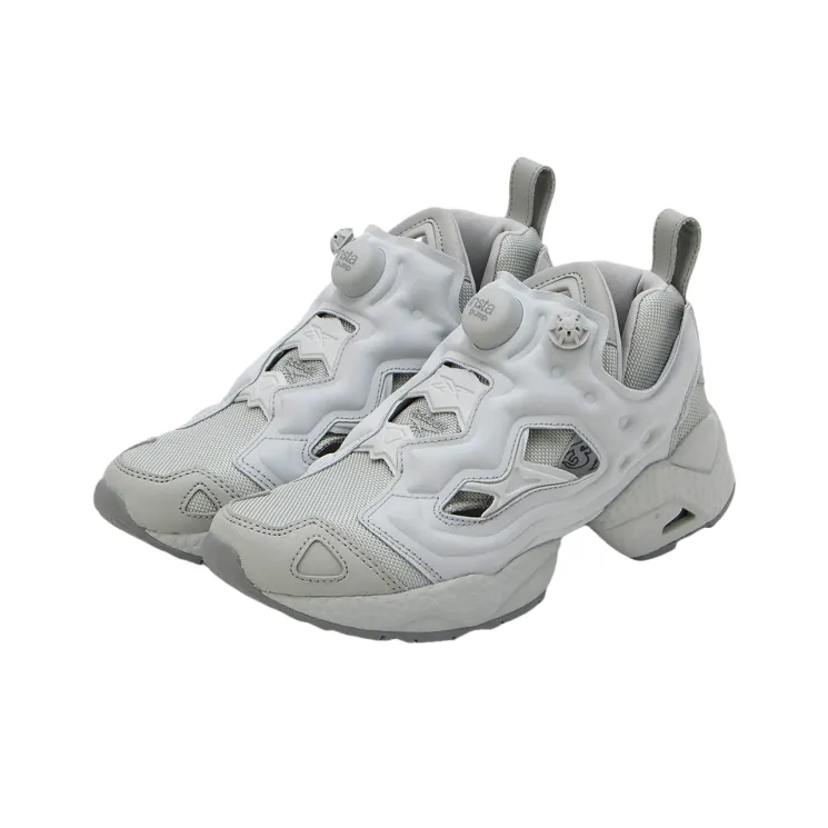 Reebok Instapump Fury Slip Resistant Low Top Casual Running Shoes Unisex Gray-2