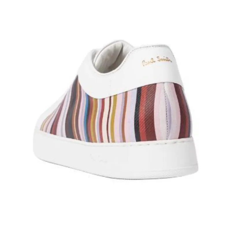 Paul Smith Basso Low-Top Skateboard Shoes Men's White-4