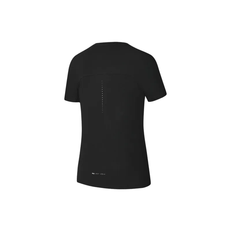 FILA Fitness Regular T Shirt Women's Pitch Black-1