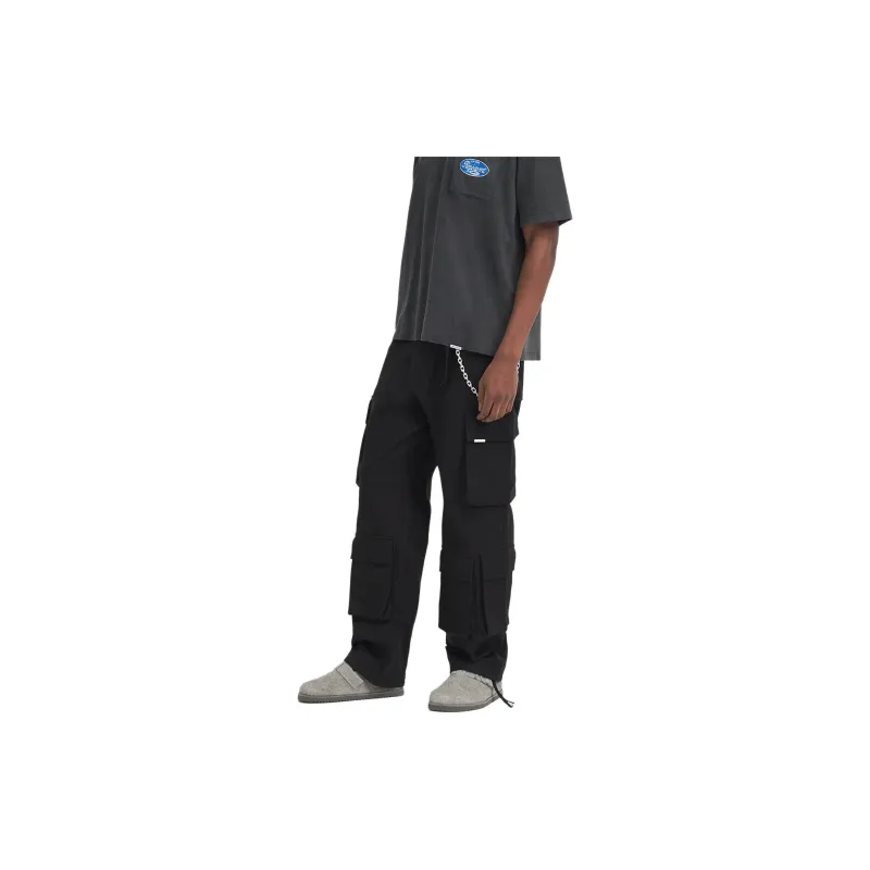 REPRESENT High Waist Straight Leg Cargo Pants-6