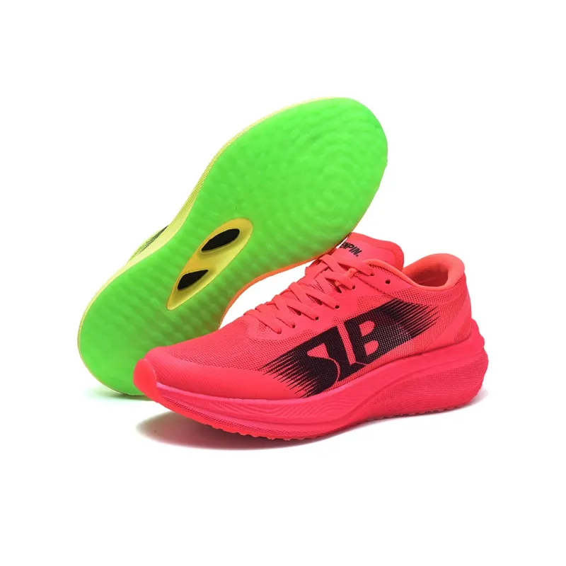 CENPIN Low-Top Cushioning Anti-Slip And Wear-Resistant Full-Length Carbon Plate Running Shoes Unisex Jadeite/Neon Green-14