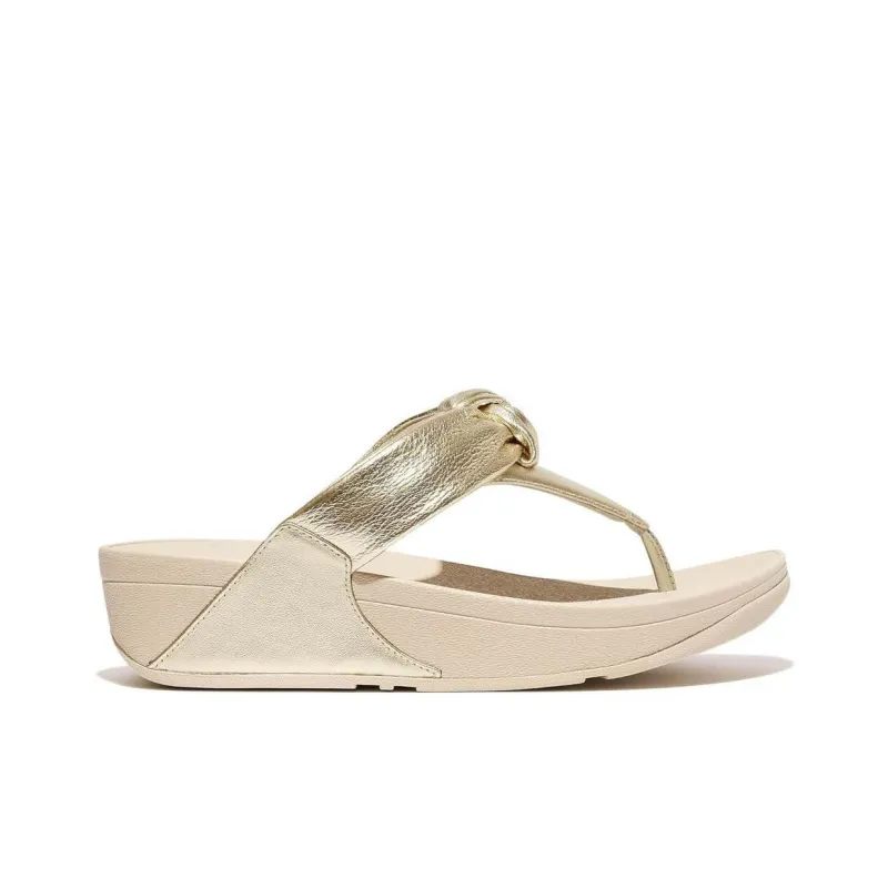 FITFLOP Abrasion-Resistant Flip Flops Women's Gold-1