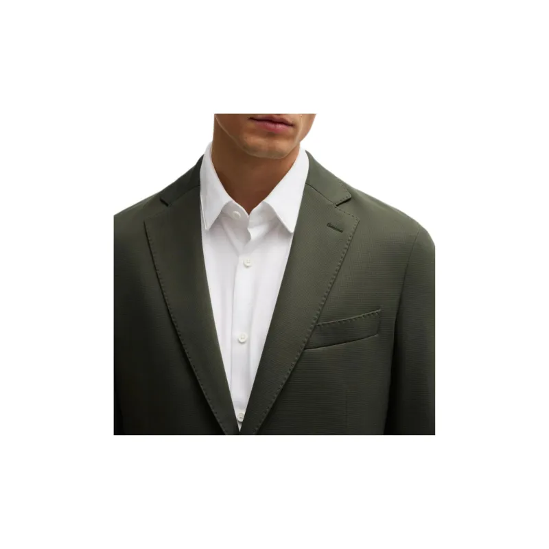 HUGO BOSS SS24 Business Suits Coats Men's Army Green-5