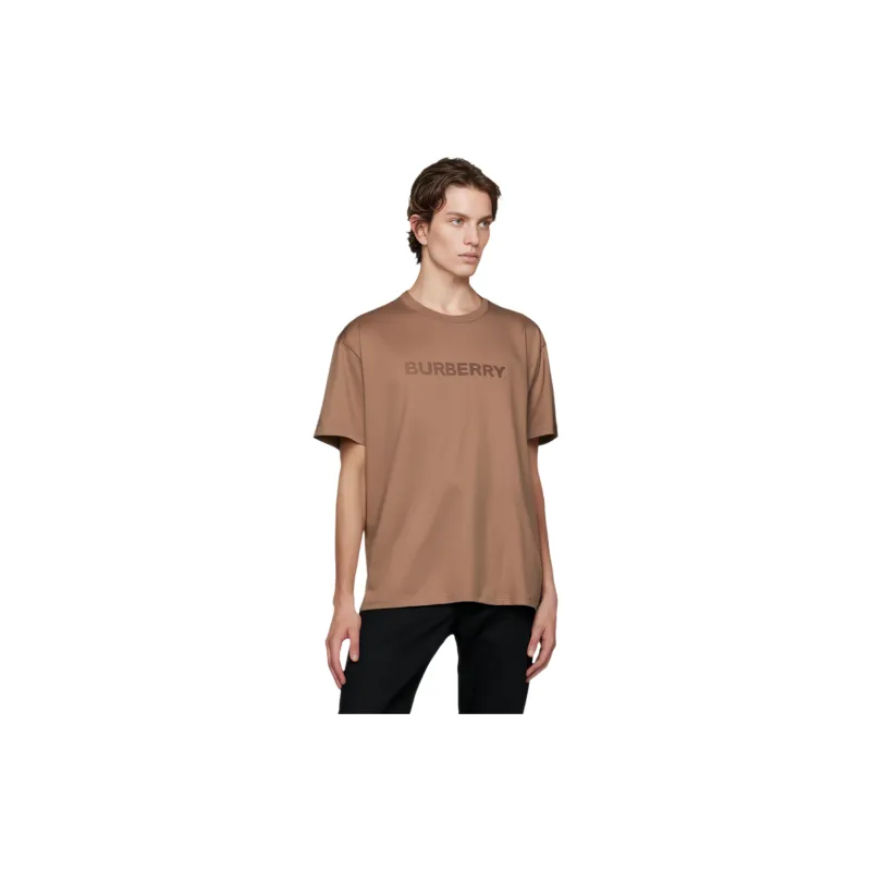 Burberry Logo Printed Crewneck T Shirt-2