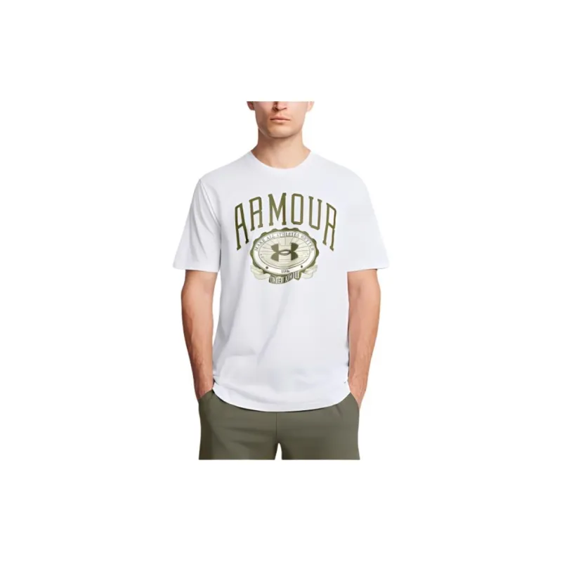 Under Armour Collegiate T Shirt Men's White-3
