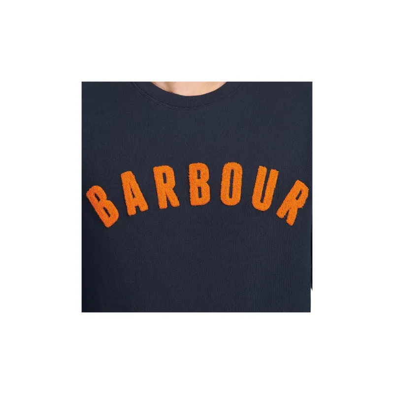 BARBOUR Prep logo Crew neck Sweatshirt-3
