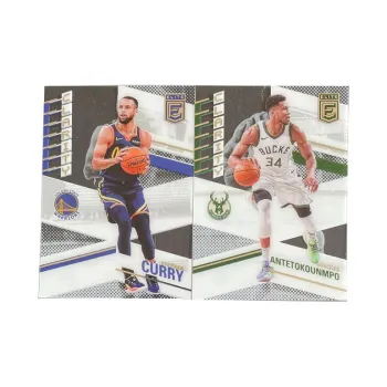 PANINI 2021 22 Elite Curry+Letter Bro Film Insert Transparent Player Card Product Access Sports Cards 2 Pcs