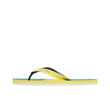 HOTMARZZ Abrasion Resistant Slip Resistant Flip Flops Men's Yellow