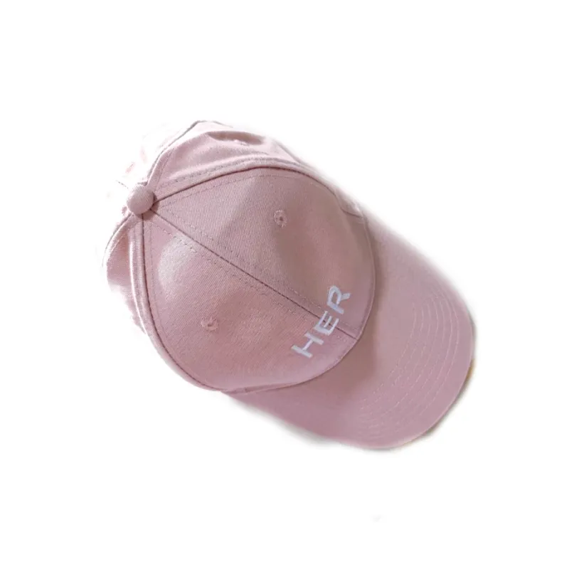 Burberry Cotton Baseball Caps Unisex Pink-2
