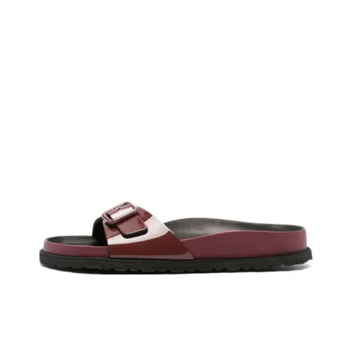 Birkenstock Abrasion-Resistant Slide Slippers Women's Burgundy