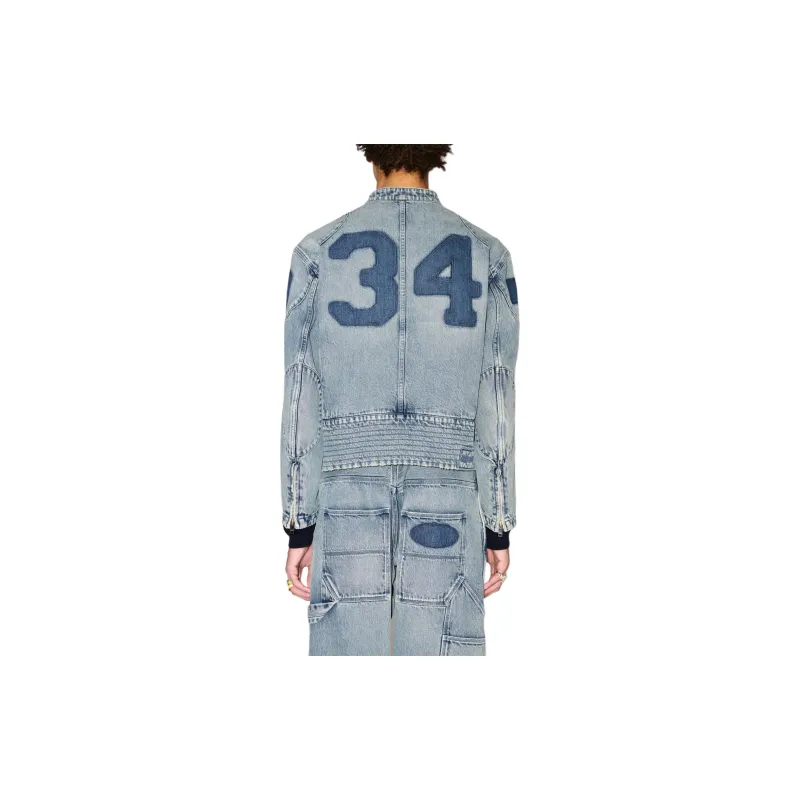 AMBUSH Varsity style Denim Jacket-2