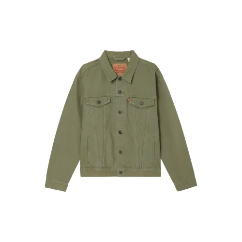 Levis Jackets Men Olive Green