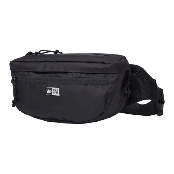 New Era MLB Collaboration Fabric One Shoulder Crossbody Fanny Pack Regular Unisex Black-1